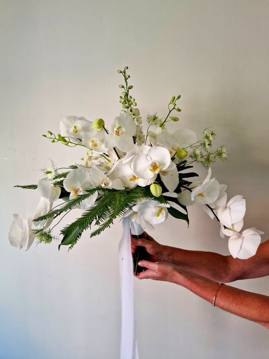 Exquisite Phalaenopsis Bridal Bouquet