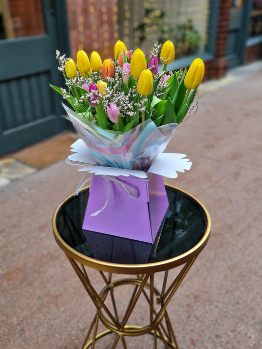 Tulip Aqua Bouquets