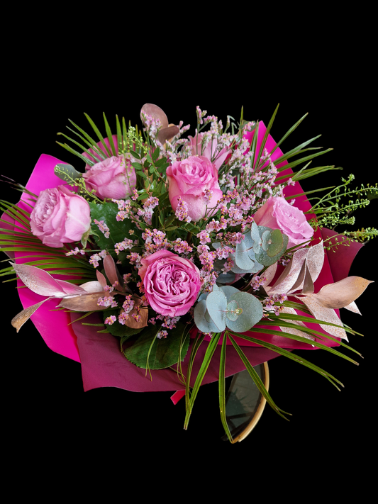 Pink Garden Sweetheart Rose Bouquets