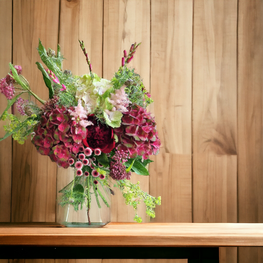 Luxury Hydrangea Vase Bouquet